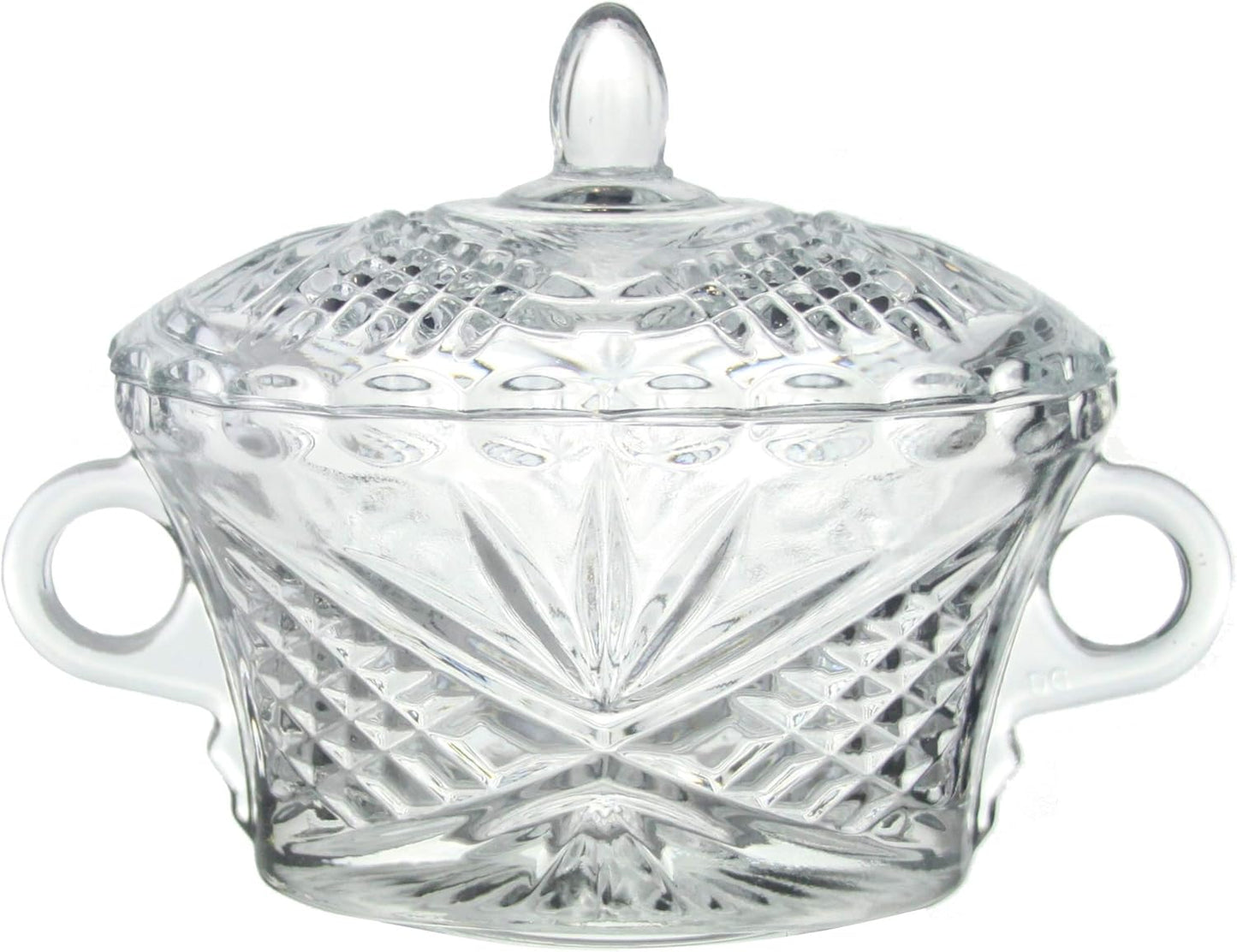 Glass Candy Sweet Jar with Lid – 550ml - Diqqawi Plates