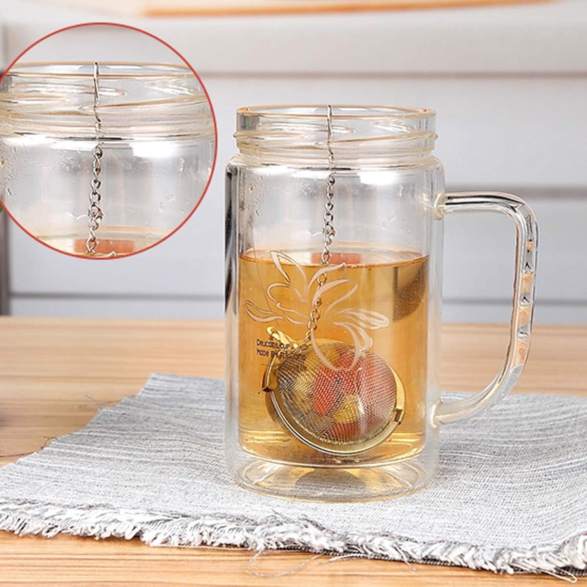 Stainless Steel Spice Mesh Seasoning Ball - Diqqawi Plates