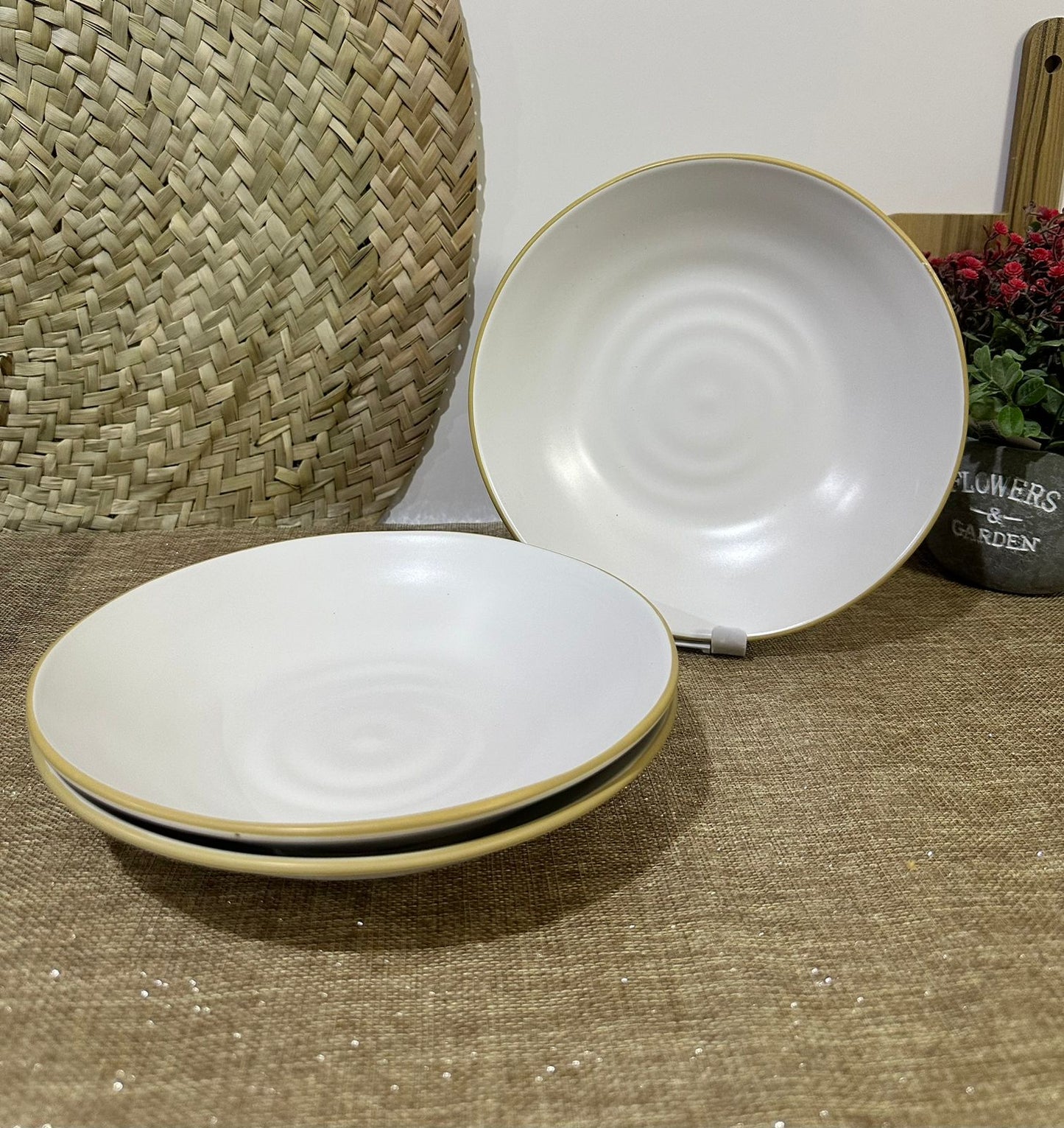 Luxury large Serving & dinning plate 22cm - Diqqawi Plates