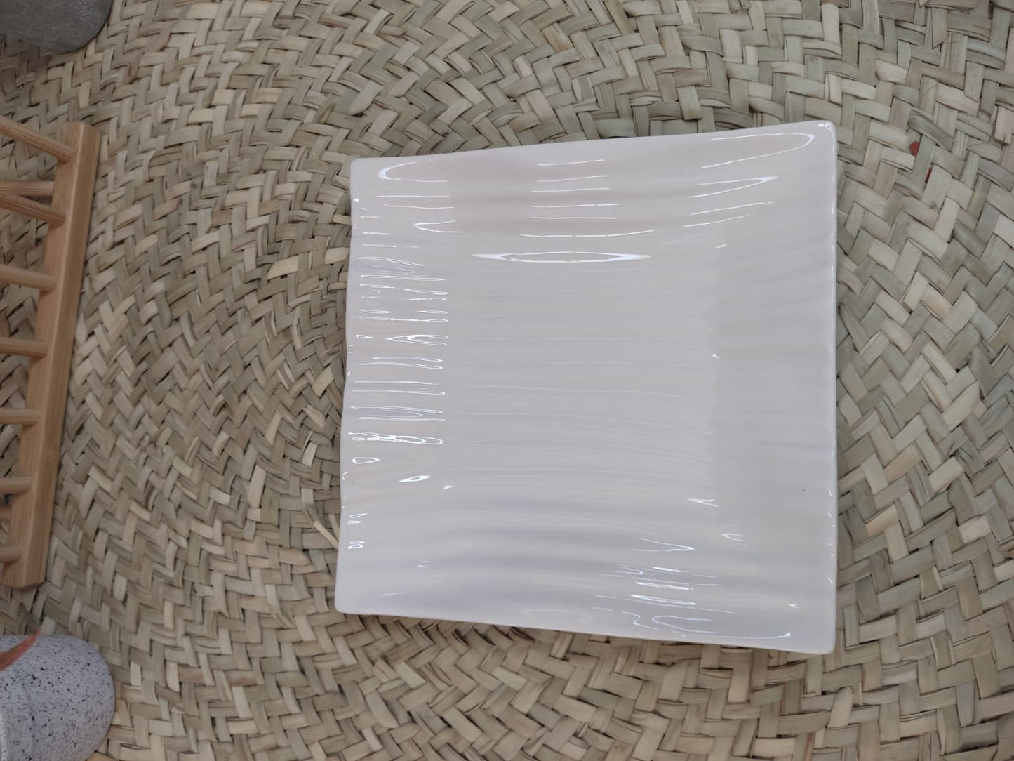 Luxury Porcelain Serving plate 23cm- Square - Diqqawi Plates