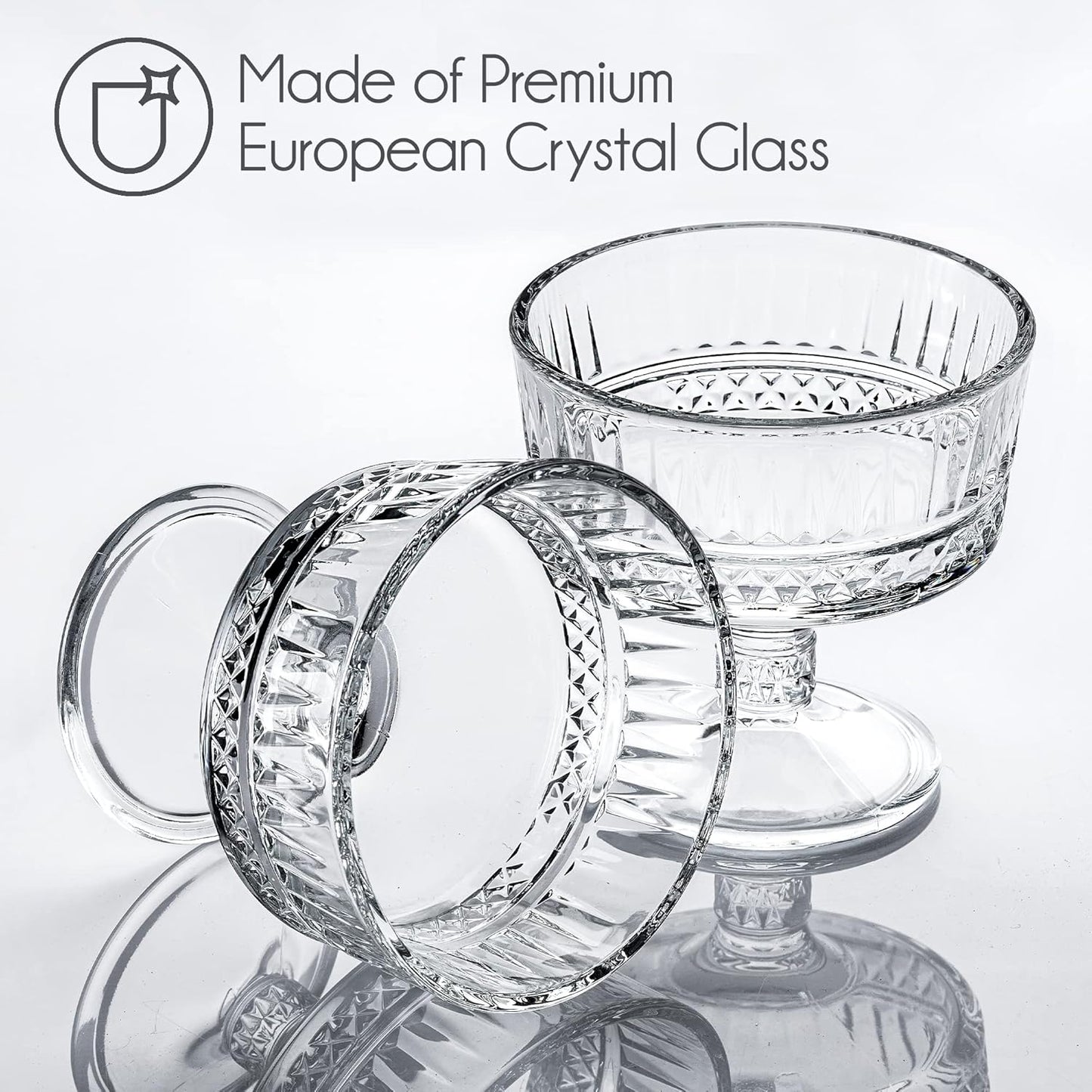 Glass Dessert Bowl 240ml - Diqqawi Plates