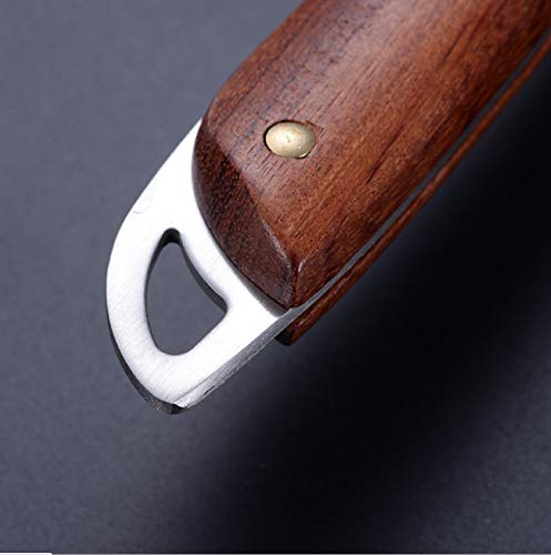 Stainless Steel Soup Ladle for Cooking with Wooden Handle - Diqqawi Plates