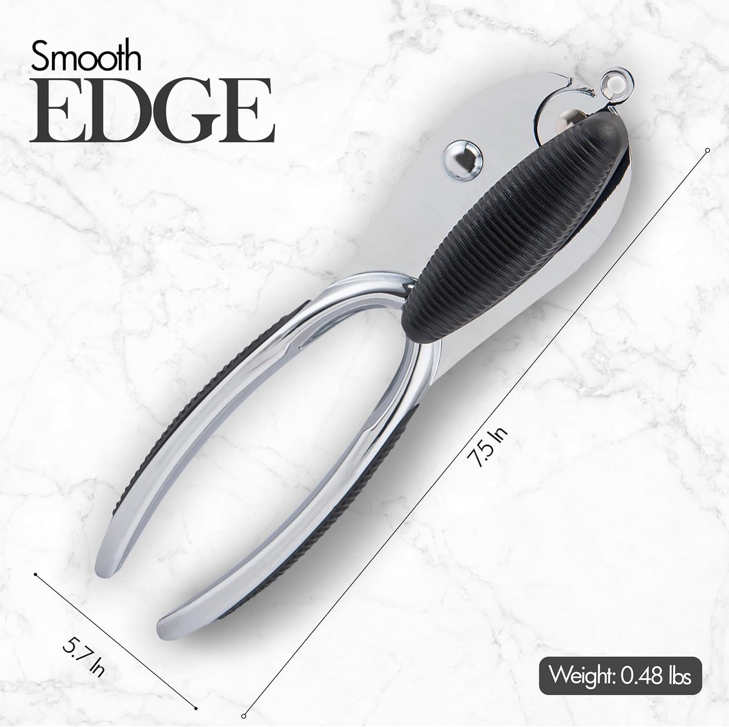 Zinc Alloy Heavy-Duty Can Opener with Ergonomic Grip Handheld - Diqqawi Plates
