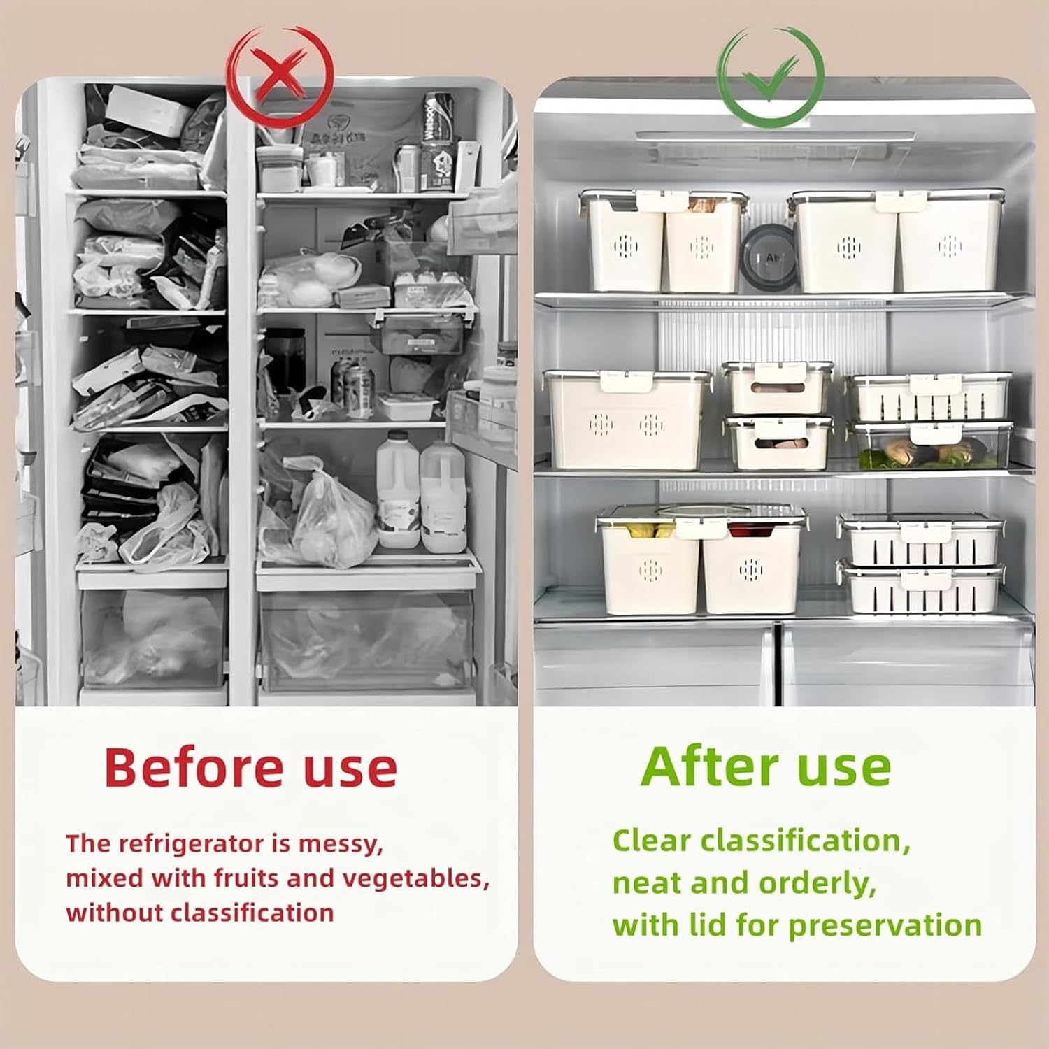 Fruit Storage Container for Fridge - Diqqawi Plates