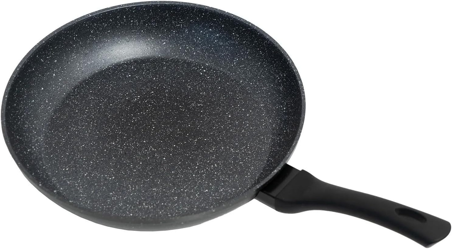 Marble Black Aluminium Frying Pan - Diqqawi Plates