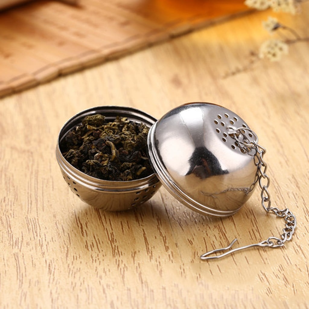 Stainless Steel Mesh Tea Ball Infuser – Egg Shape - Diqqawi Plates