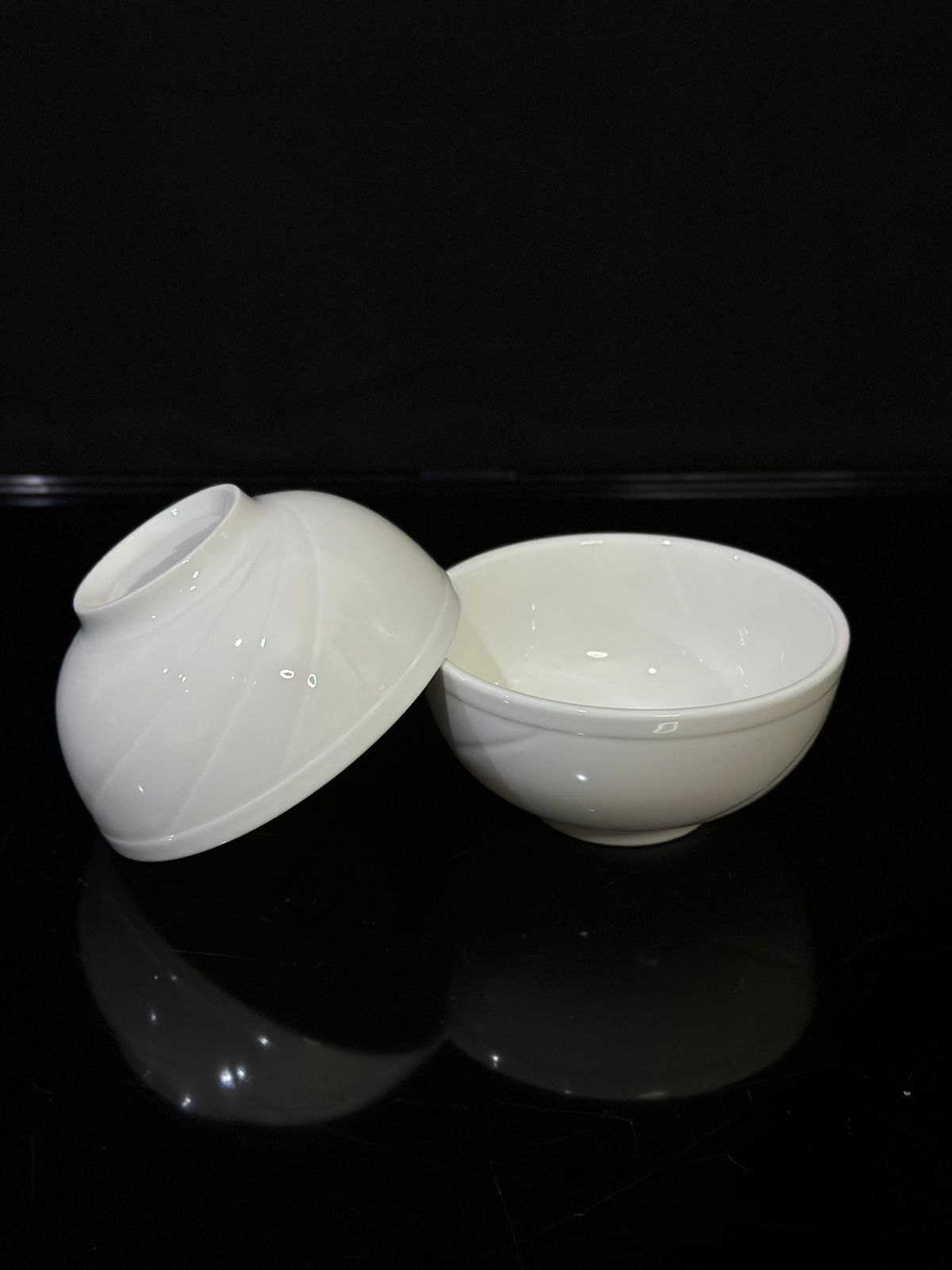 Small White stylish Cup & Bowl - Diqqawi Plates