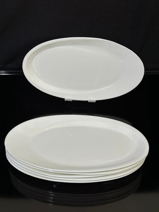Medium luxtury Oval Dish plate styl1 - Diqqawi Plates
