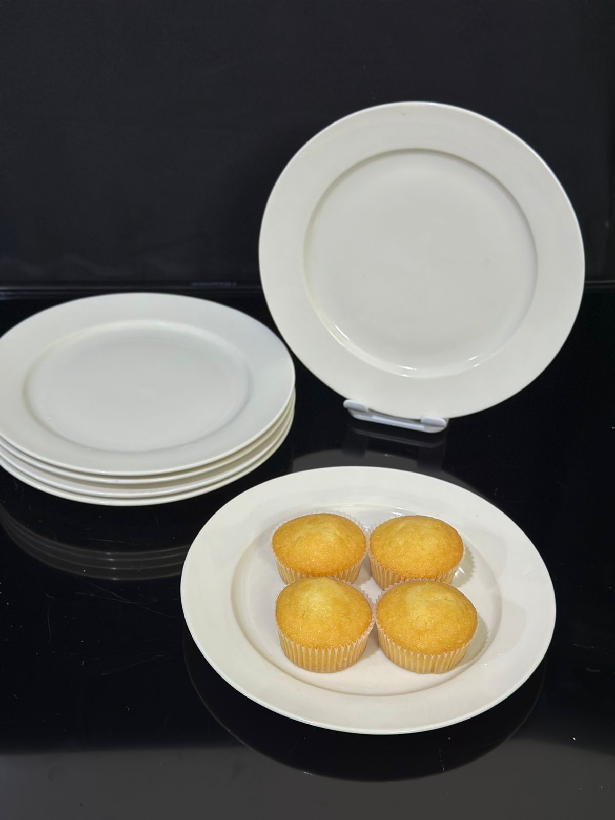 Medium porcelain side plate for Dessert styl18 - Diqqawi Plates