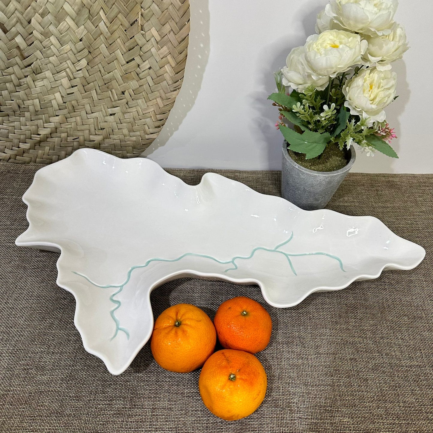 Irregular Stylish Porcelain Serving Platter styl2 - Diqqawi Plates