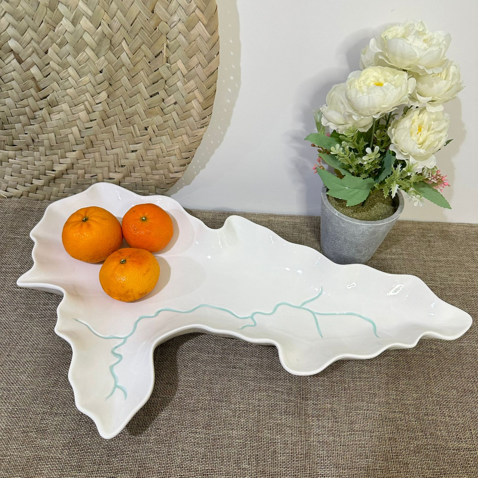Irregular Stylish Porcelain Serving Platter styl2 - Diqqawi Plates