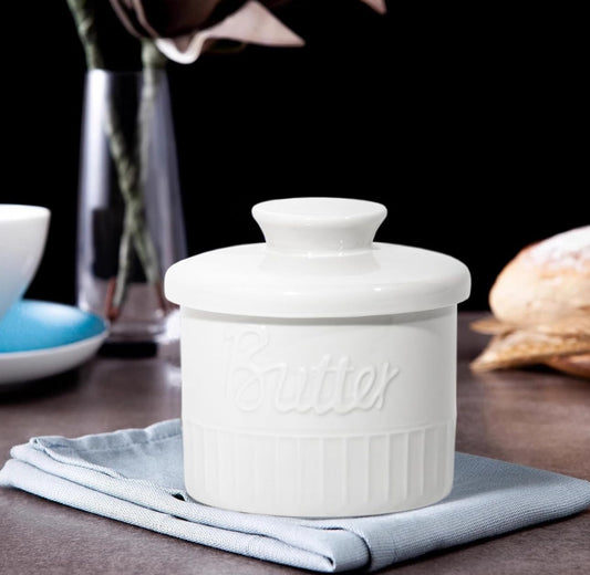 Medium Butter Bowl Container with Lid - Diqqawi Plates