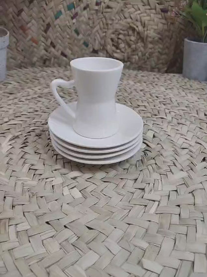 Stylish Coffee Cup with Plate – 180ml